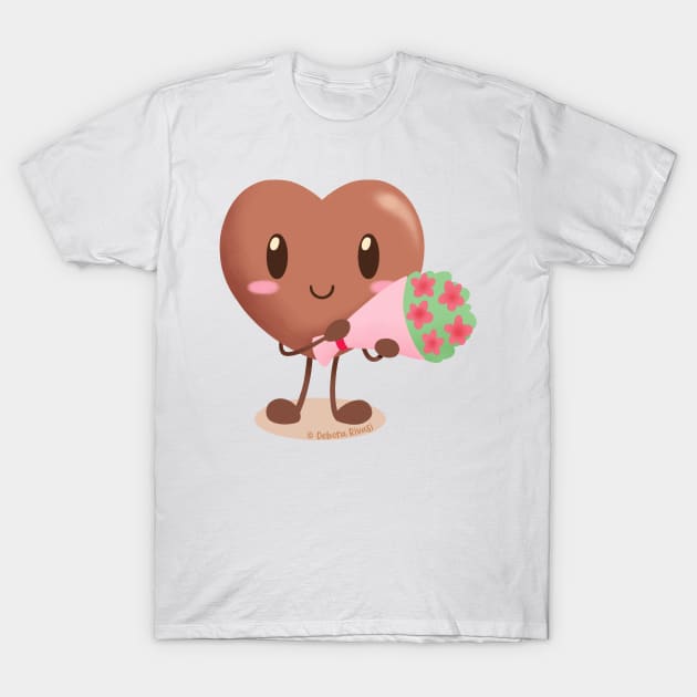 Lovely chocolates - Flower T-Shirt by SilveryDreams